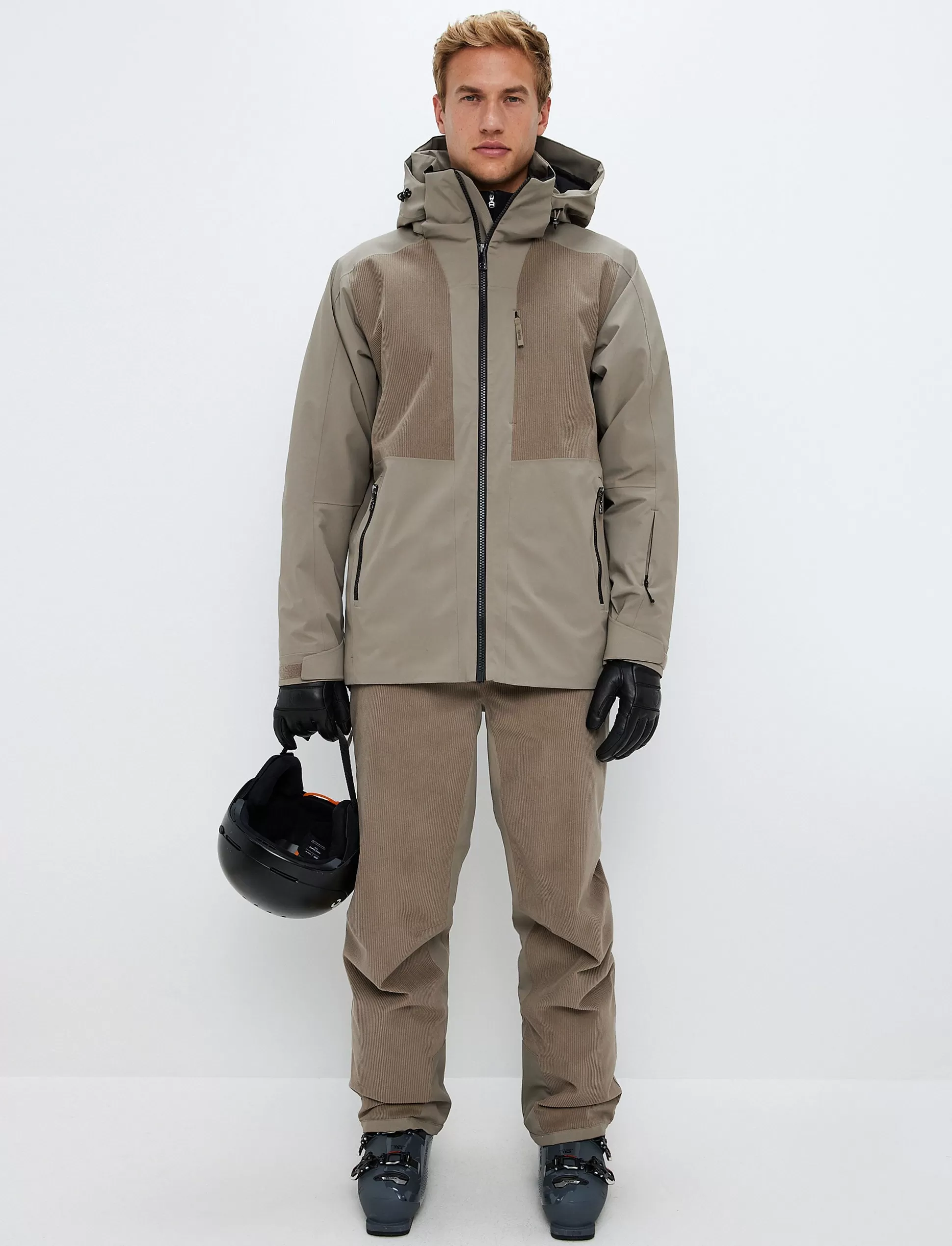 Laskettelutakki<8848 Altitude Andrew Cord Ski Jacket - Beige