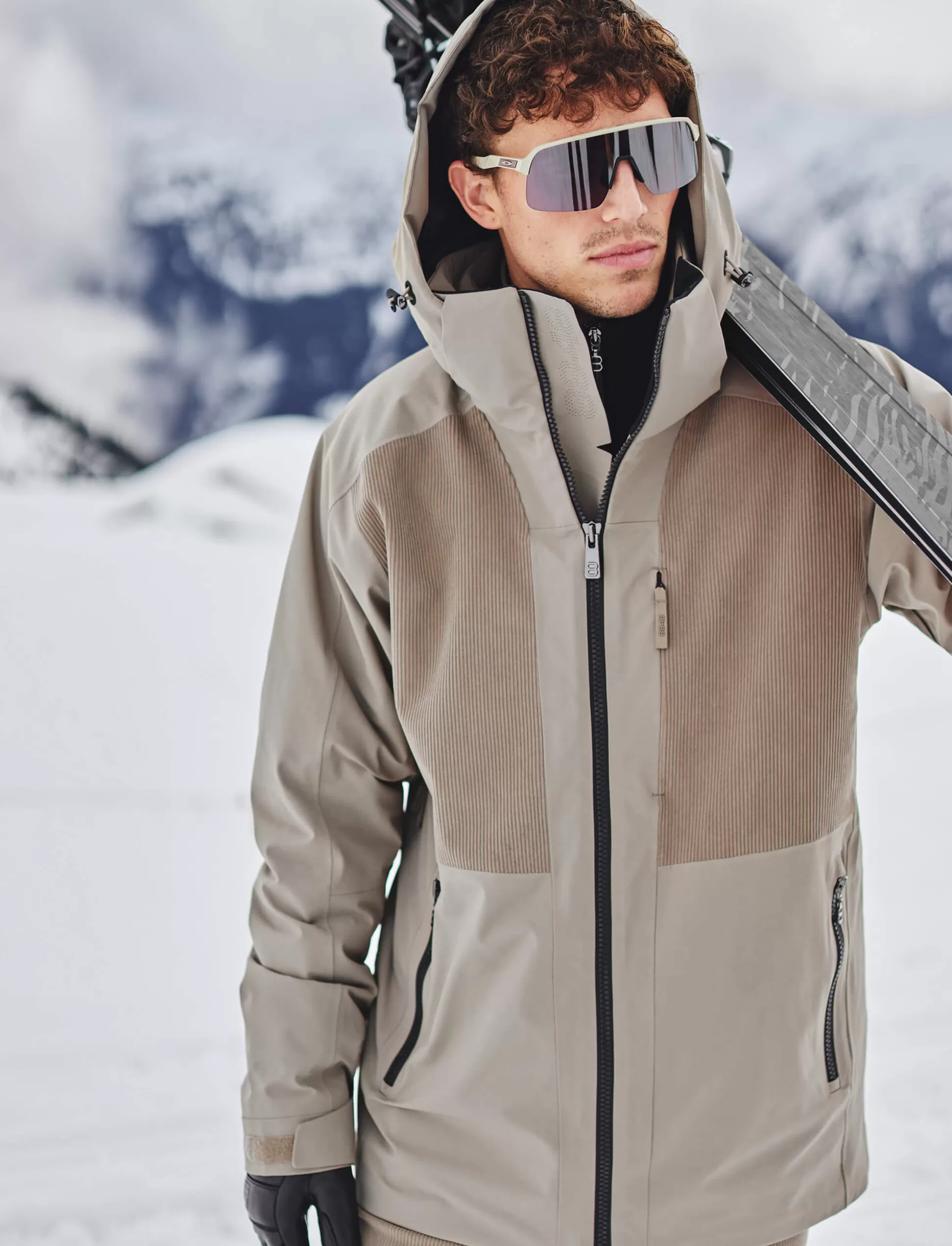 Laskettelutakki<8848 Altitude Andrew Cord Ski Jacket - Beige