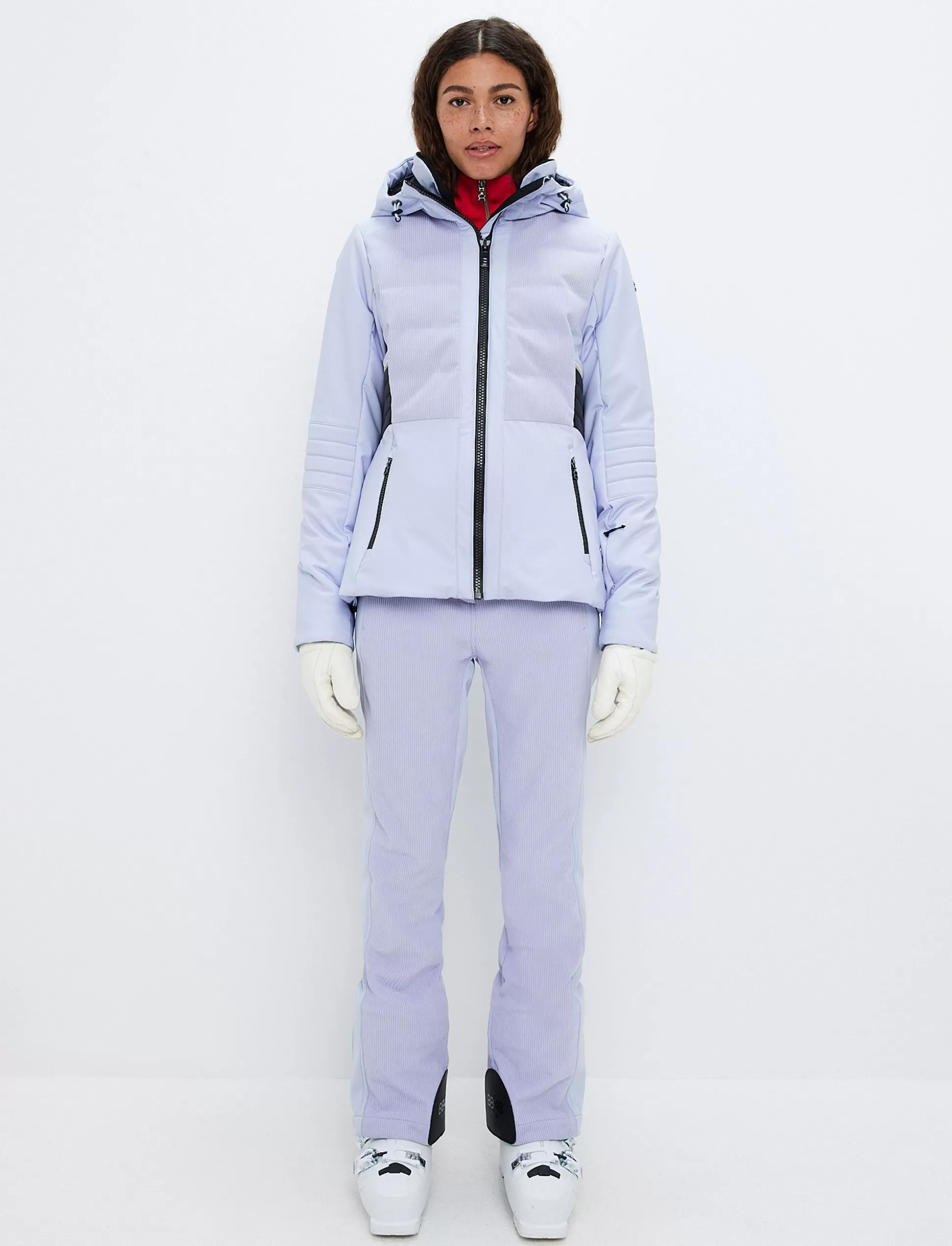 Laskettelutakki<8848 Altitude Clarice W Cord Ski Jacket - Icelandic Blue