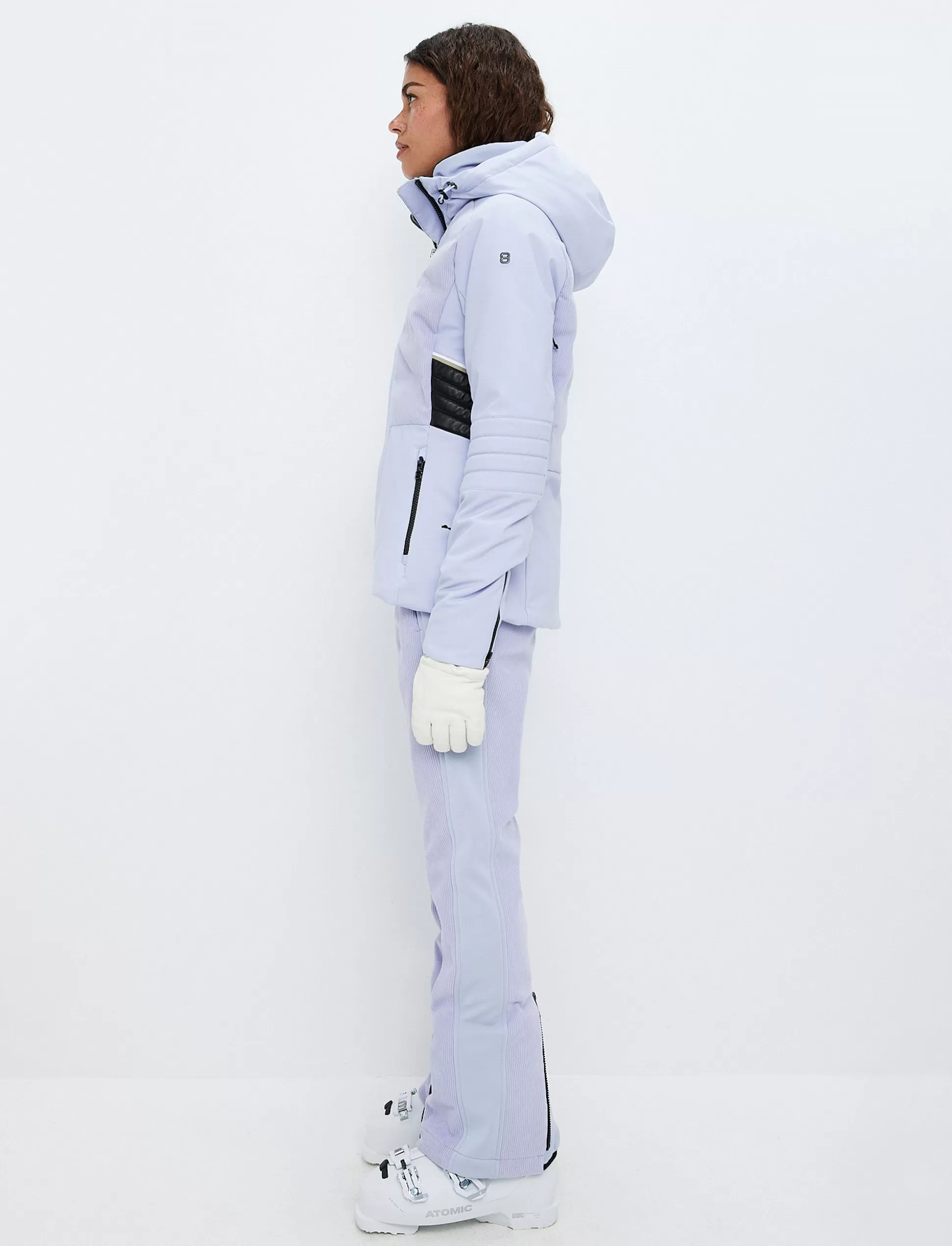 Laskettelutakki<8848 Altitude Clarice W Cord Ski Jacket - Icelandic Blue