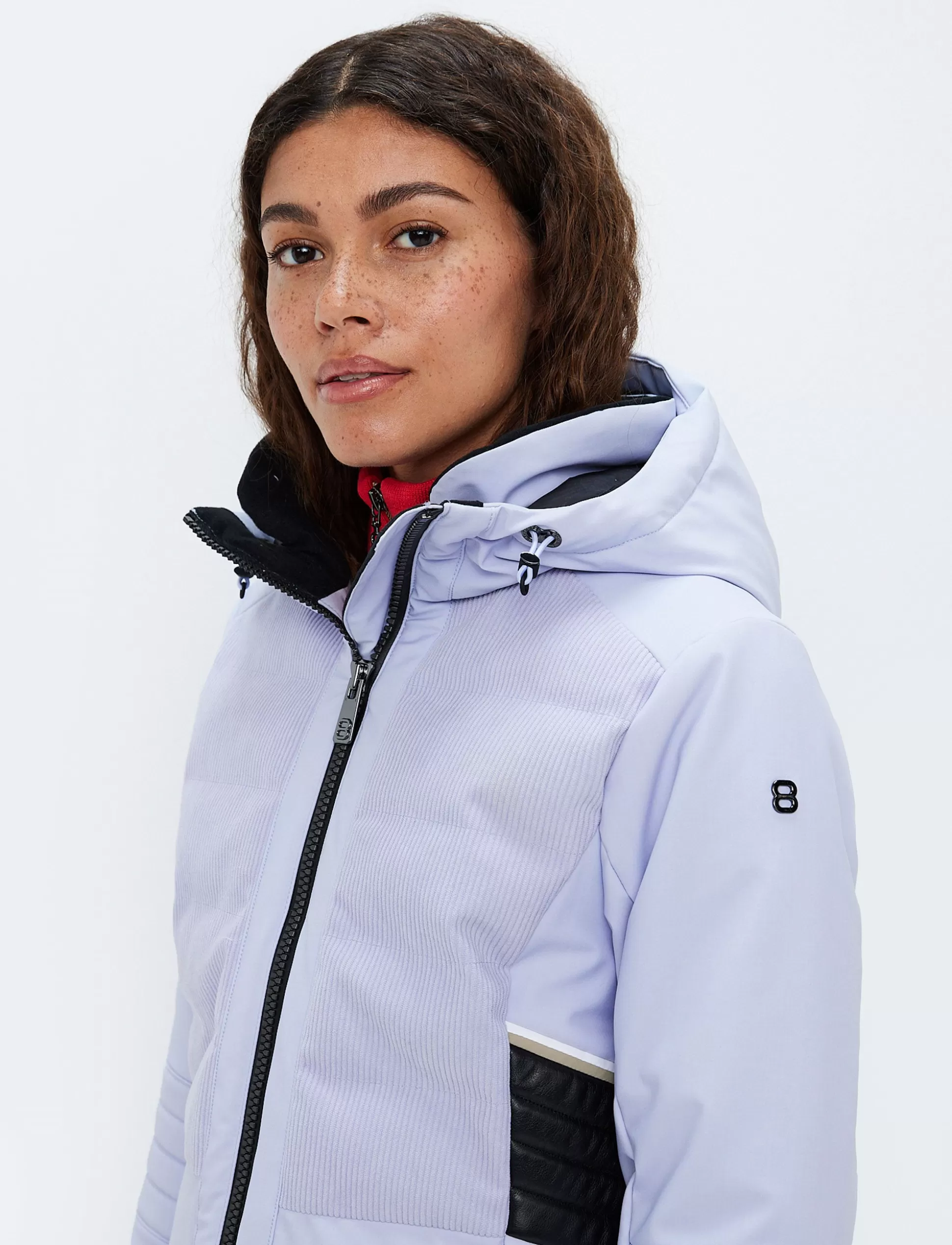 Laskettelutakki<8848 Altitude Clarice W Cord Ski Jacket - Icelandic Blue