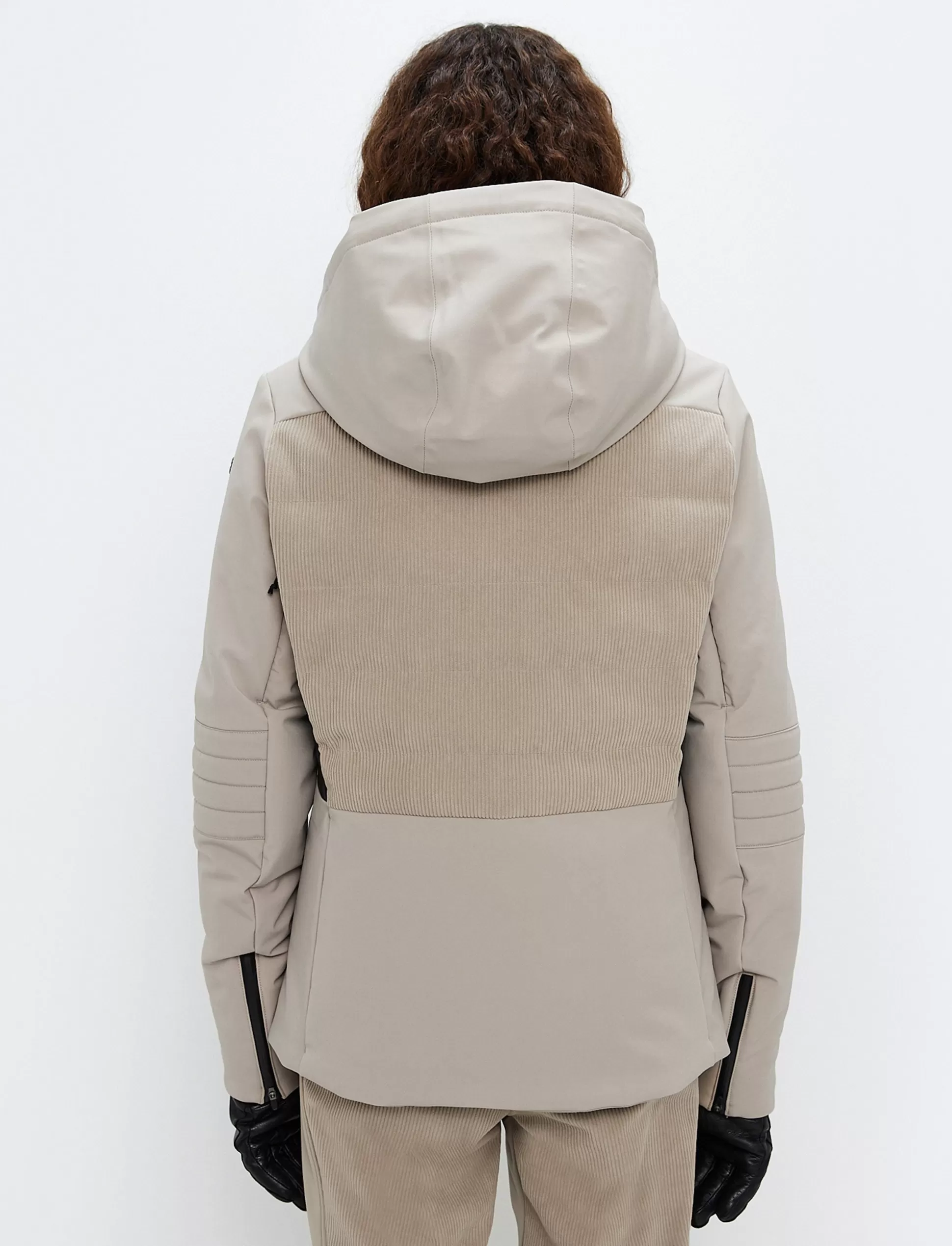 Laskettelutakki<8848 Altitude Clarice W Cord Ski Jacket - Lt Beige