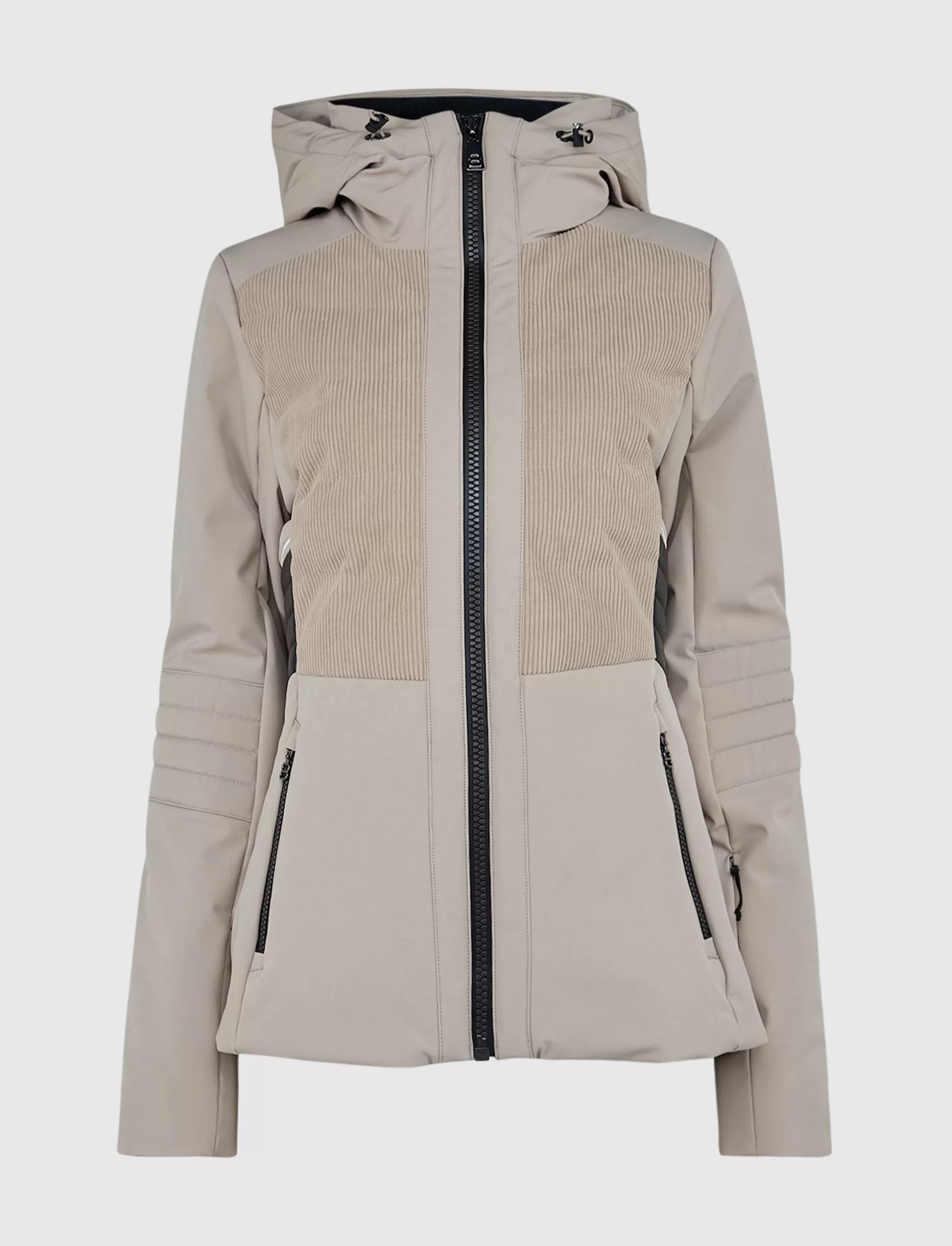 Laskettelutakki<8848 Altitude Clarice W Cord Ski Jacket - Lt Beige