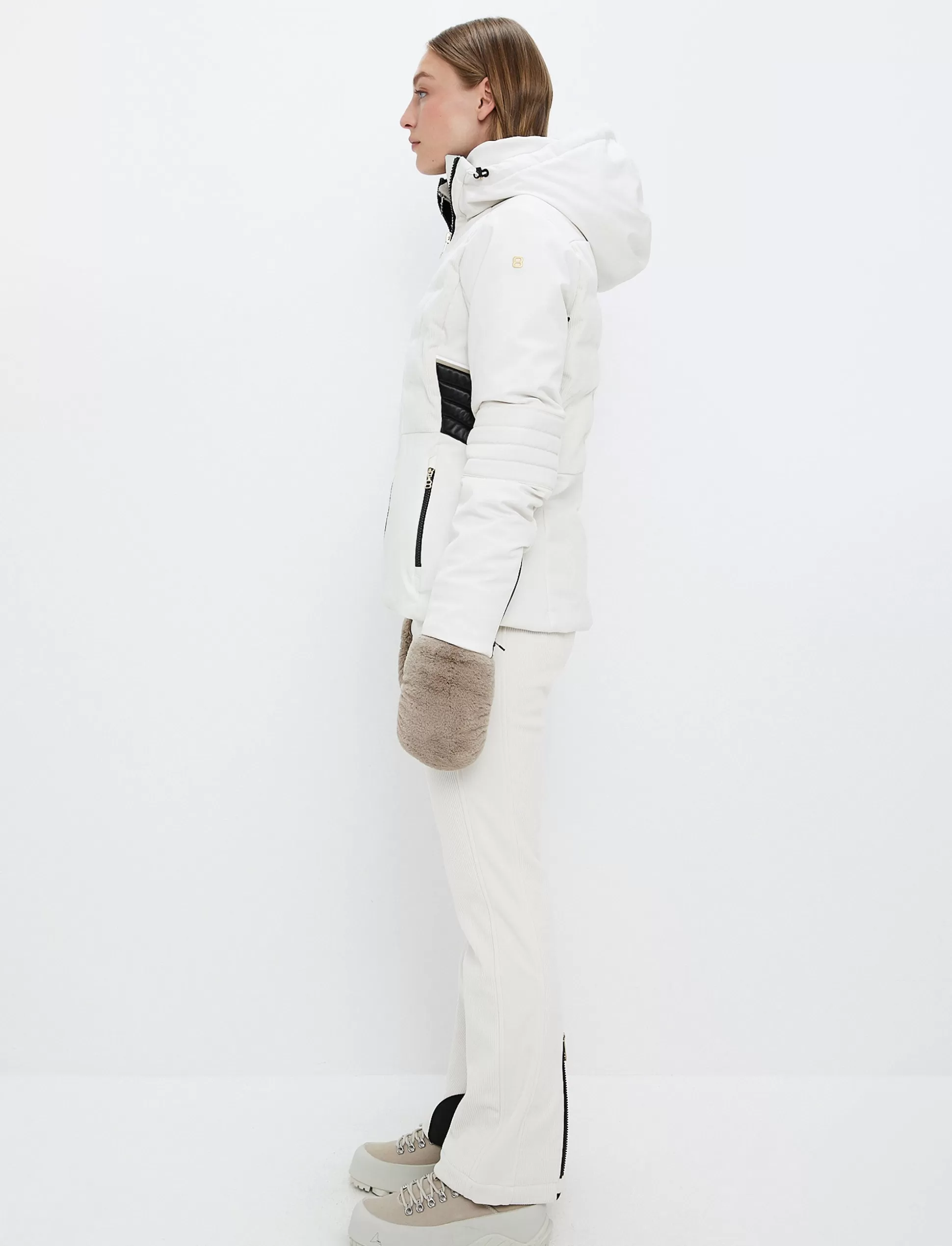 Laskettelutakki<8848 Altitude Clarice W Cord Ski Jacket - Winter White