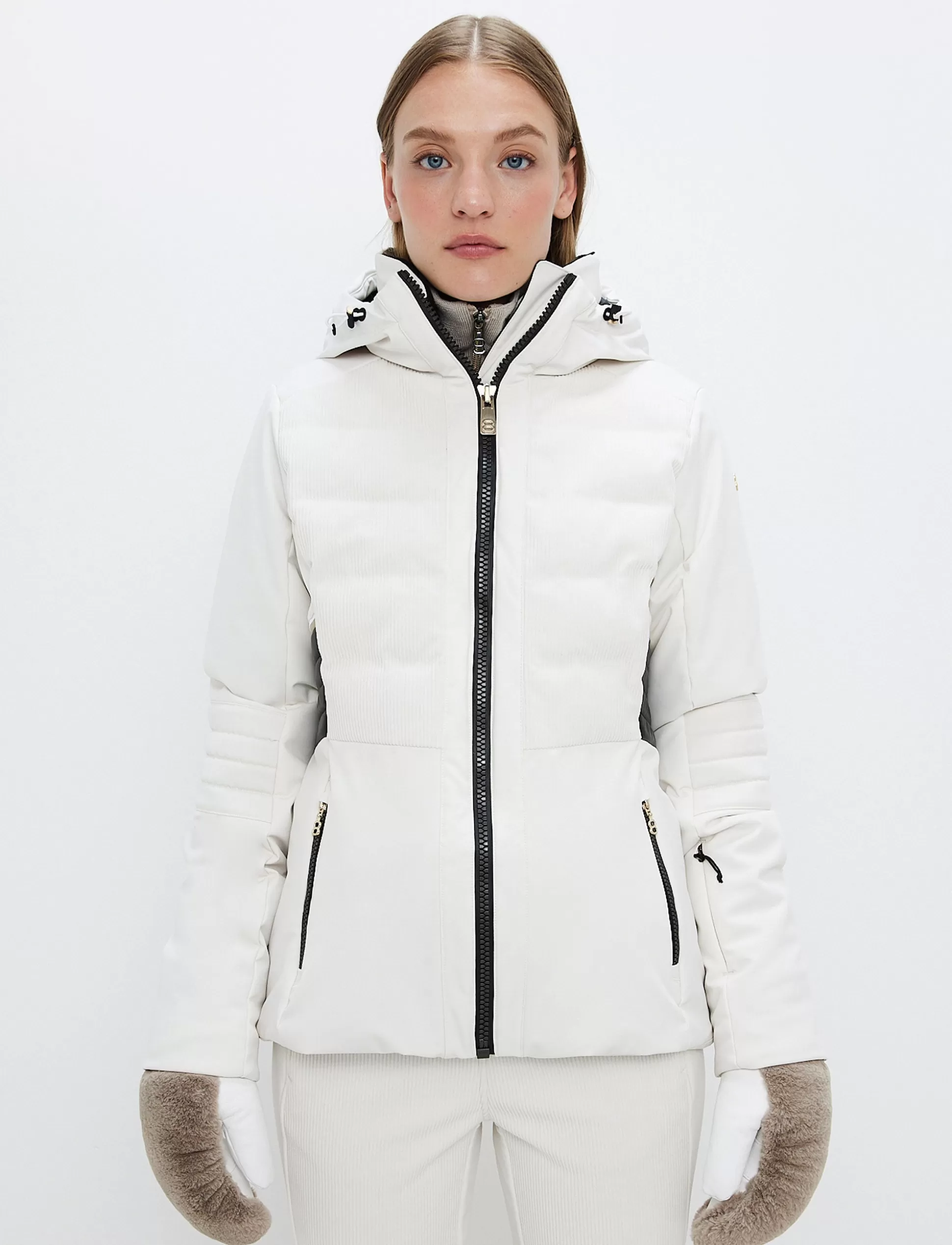 Laskettelutakki<8848 Altitude Clarice W Cord Ski Jacket - Winter White
