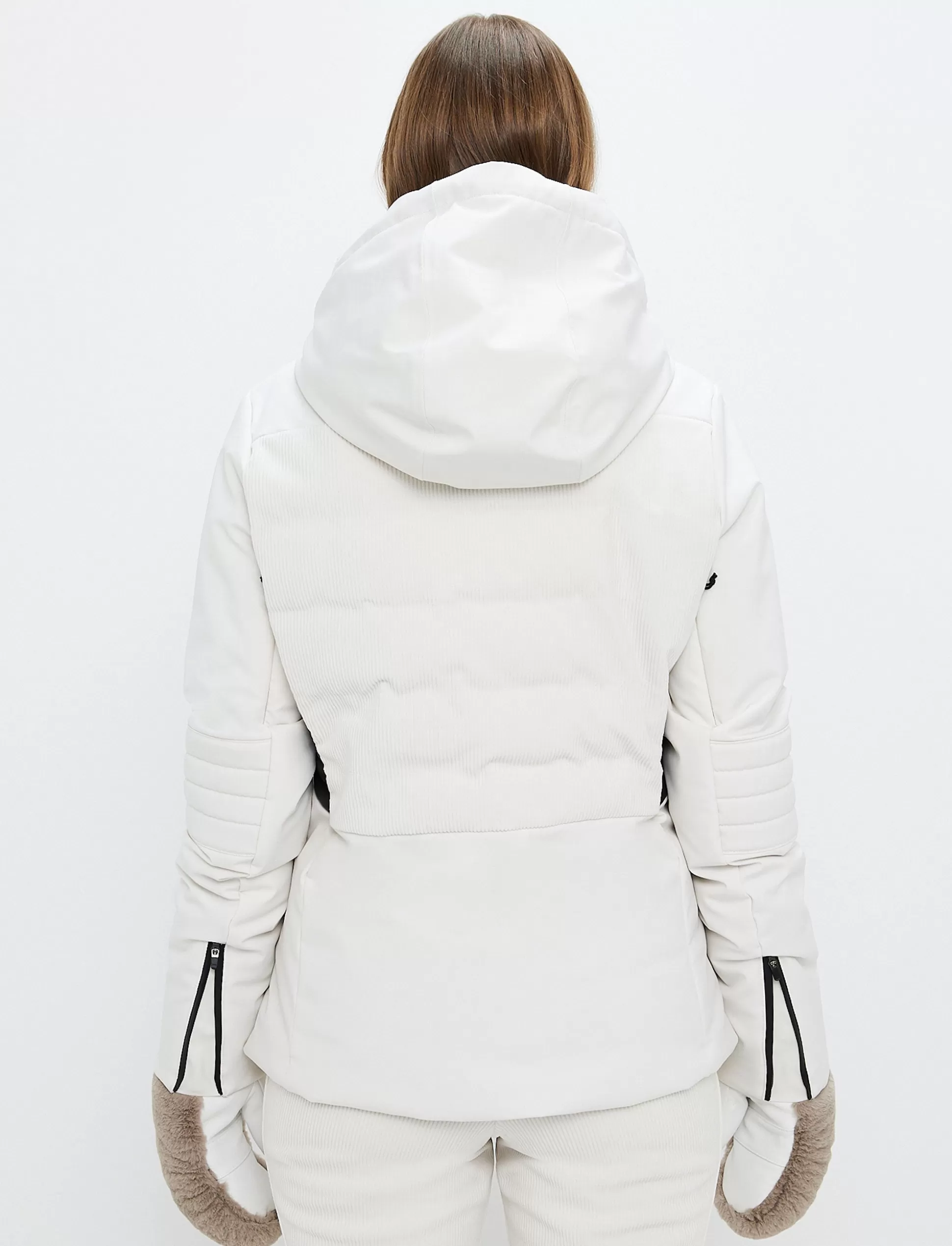 Laskettelutakki<8848 Altitude Clarice W Cord Ski Jacket - Winter White
