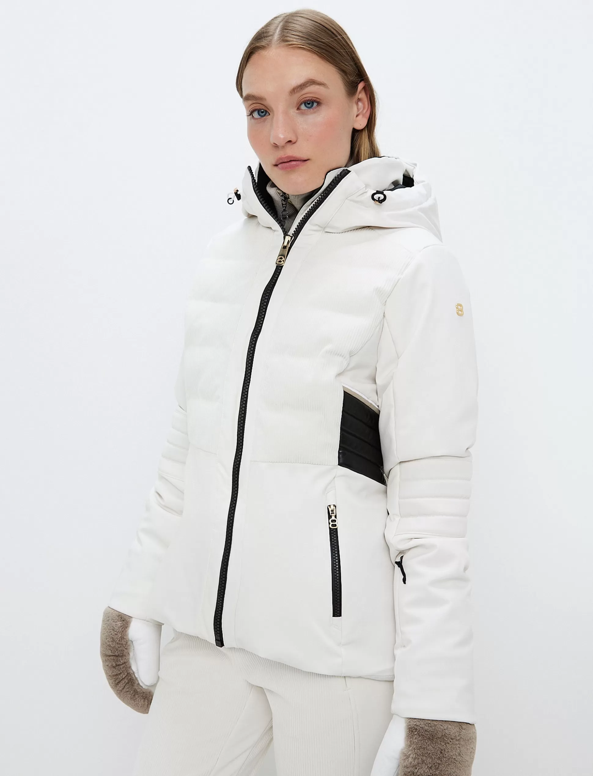 Laskettelutakki<8848 Altitude Clarice W Cord Ski Jacket - Winter White