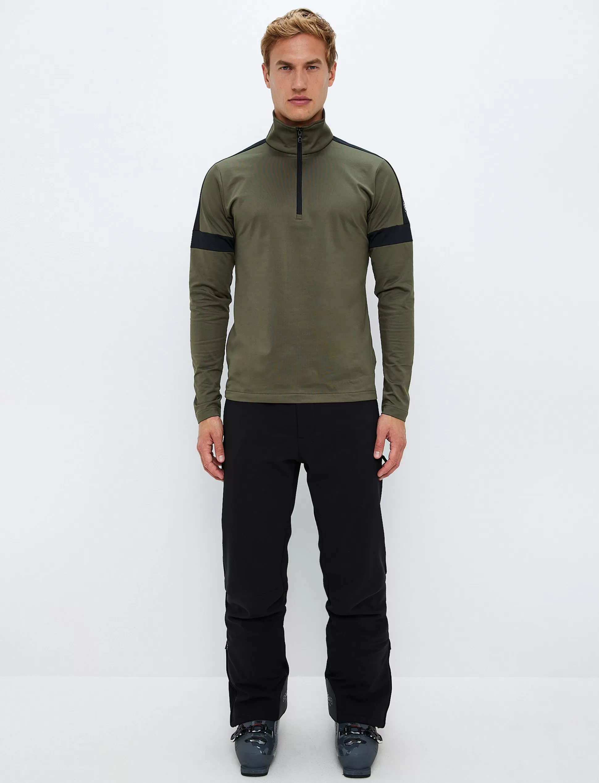 Välikerrostakit<8848 Altitude Dino 1/2 Zip Sweat - Army Green