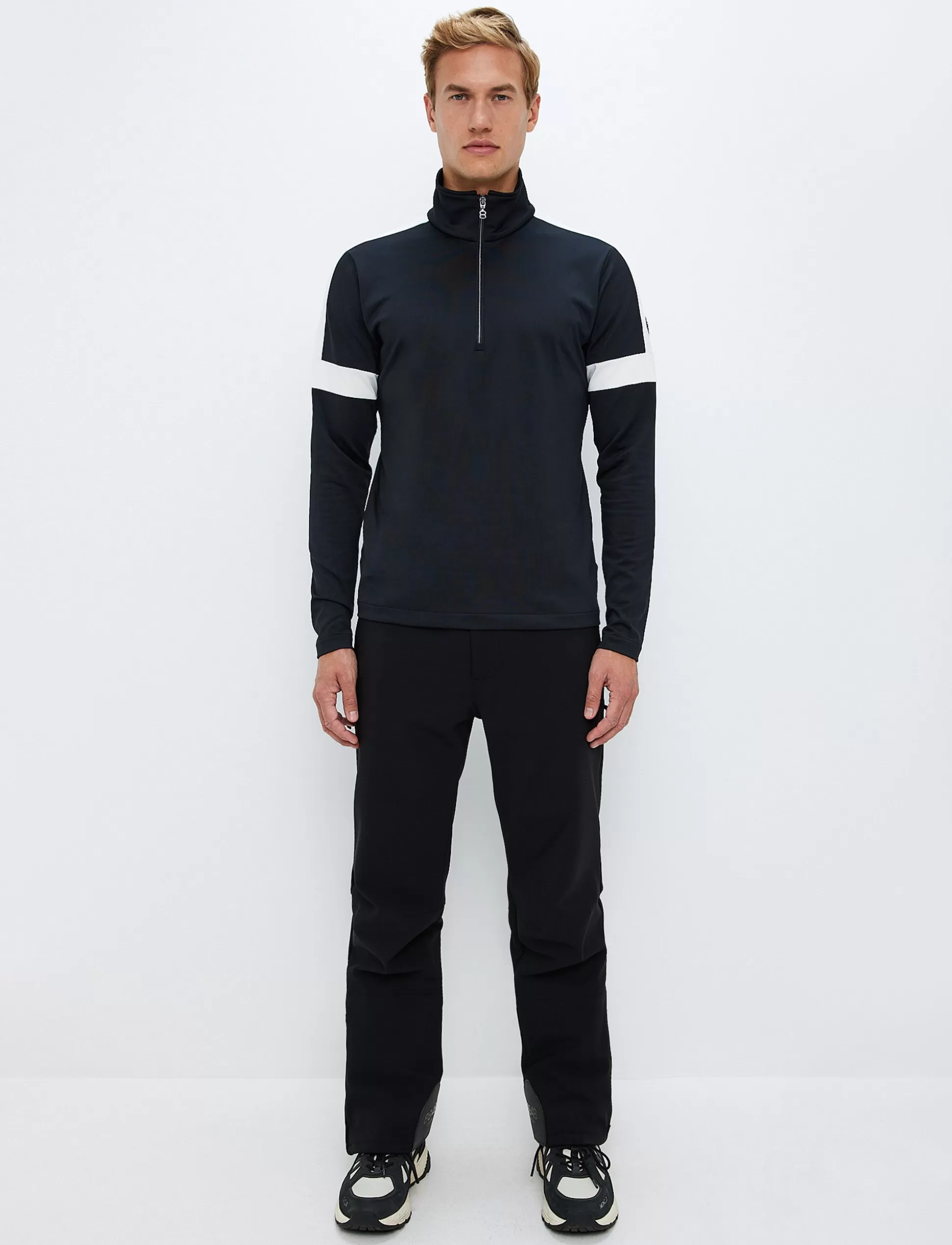 Välikerrostakit<8848 Altitude Dino 1/2 Zip Sweat - Black/White