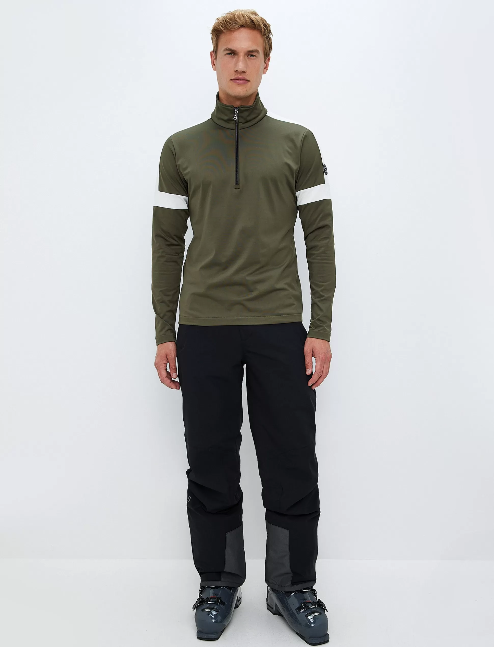 Välikerrostakit<8848 Altitude Dino 1/2 Zip Sweat - Royal Green