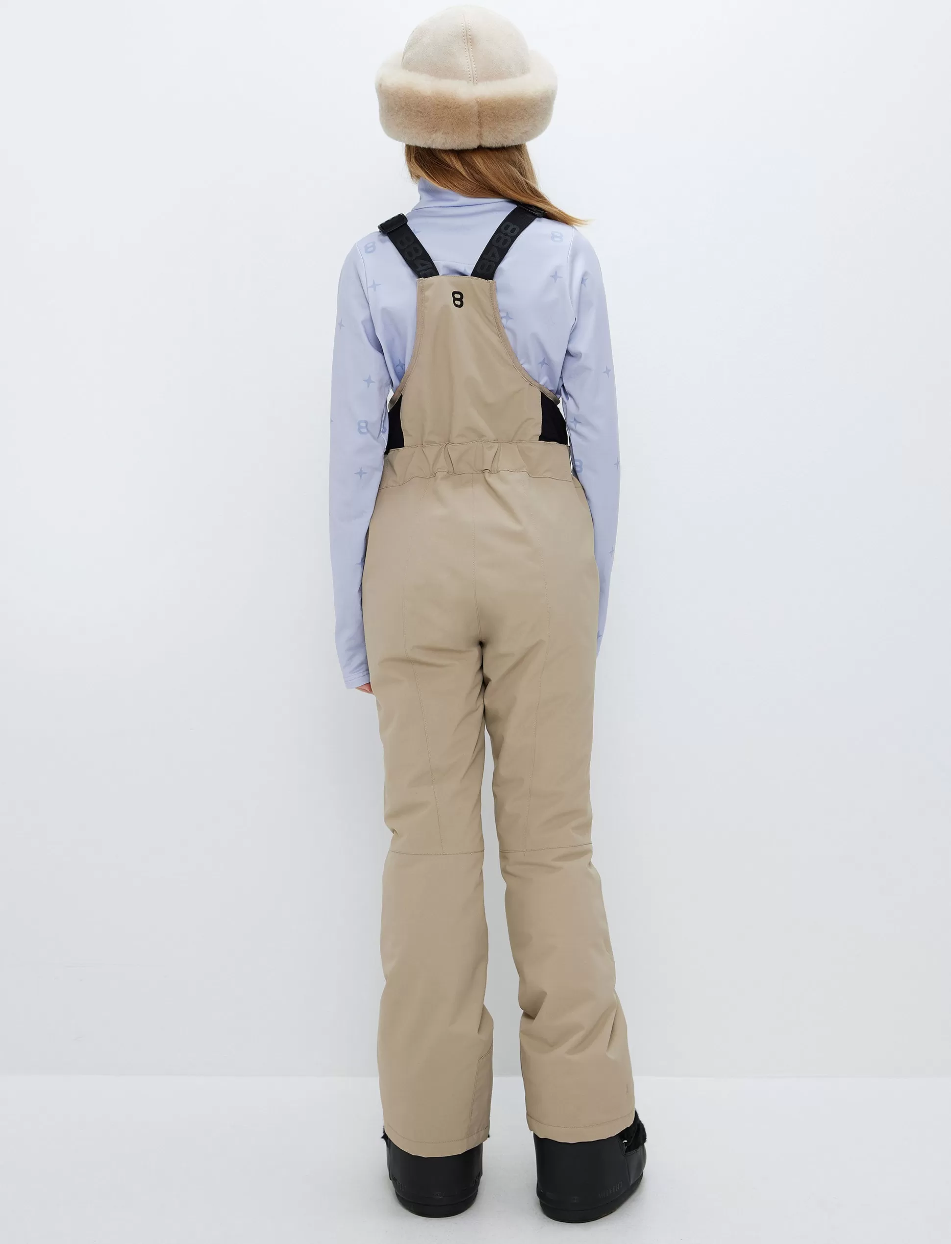 Lasketteluhousut<8848 Altitude Ella JR Bib Pant - Lt Fallen Rock