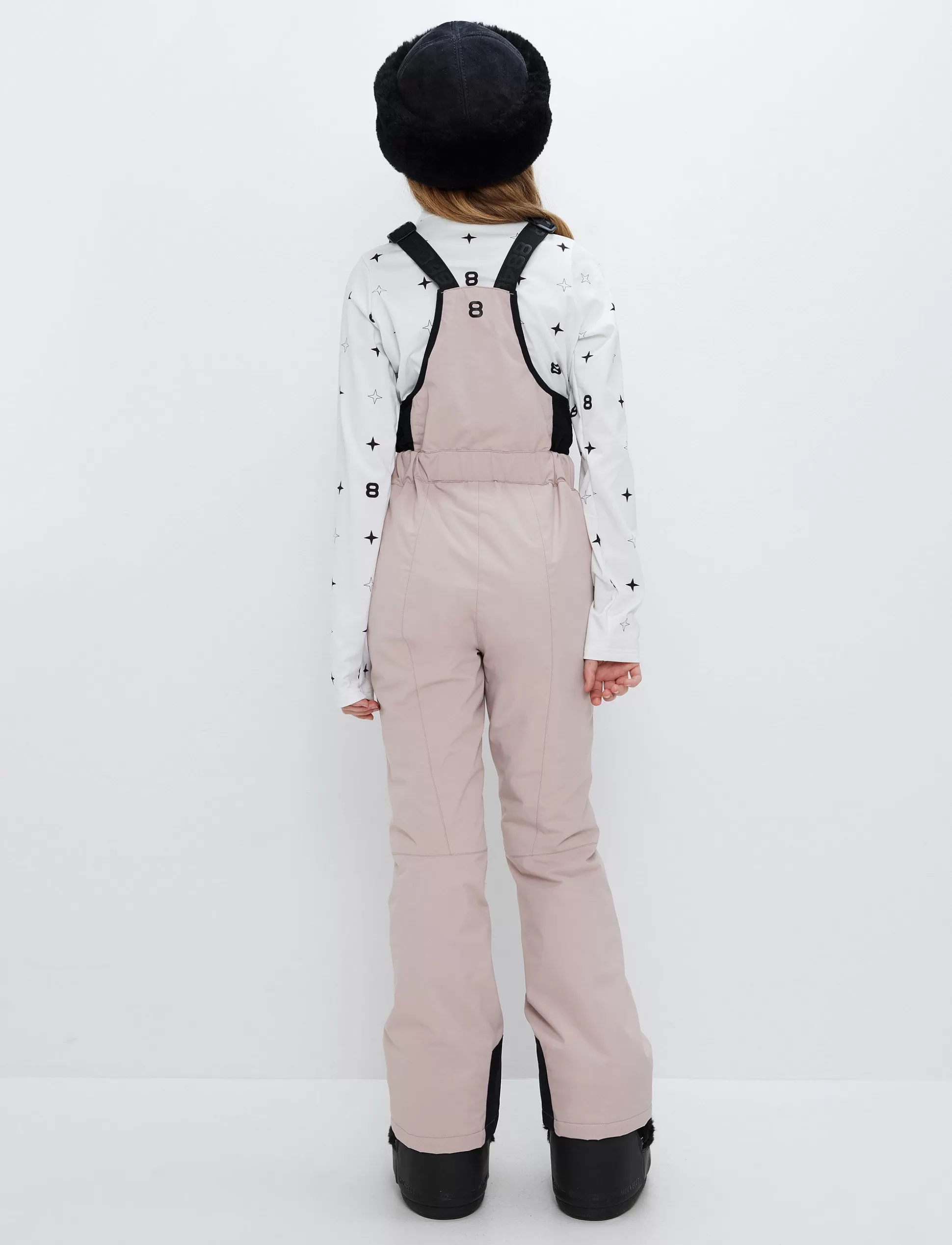 Lasketteluhousut<8848 Altitude Ella JR Bib Pant - Powder Pink