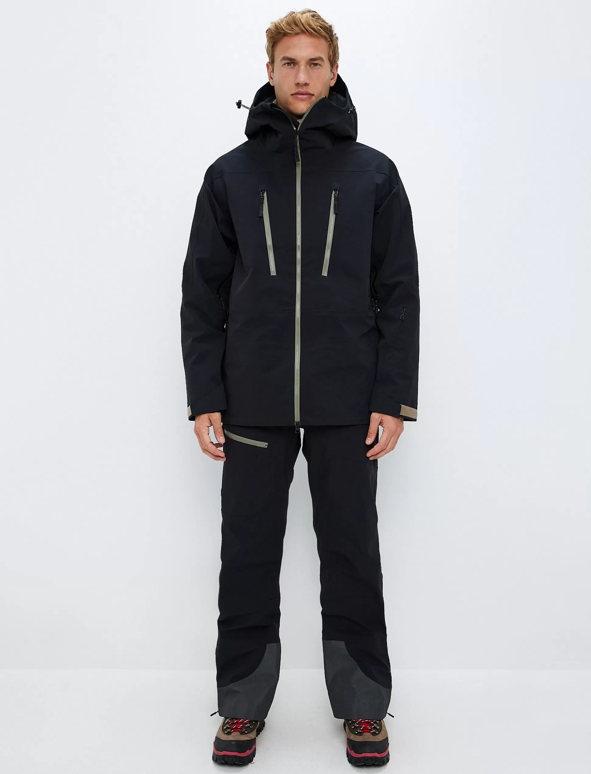 Laskettelutakki<8848 Altitude Gansu 5.0 Shell Jacket - Black/Beige