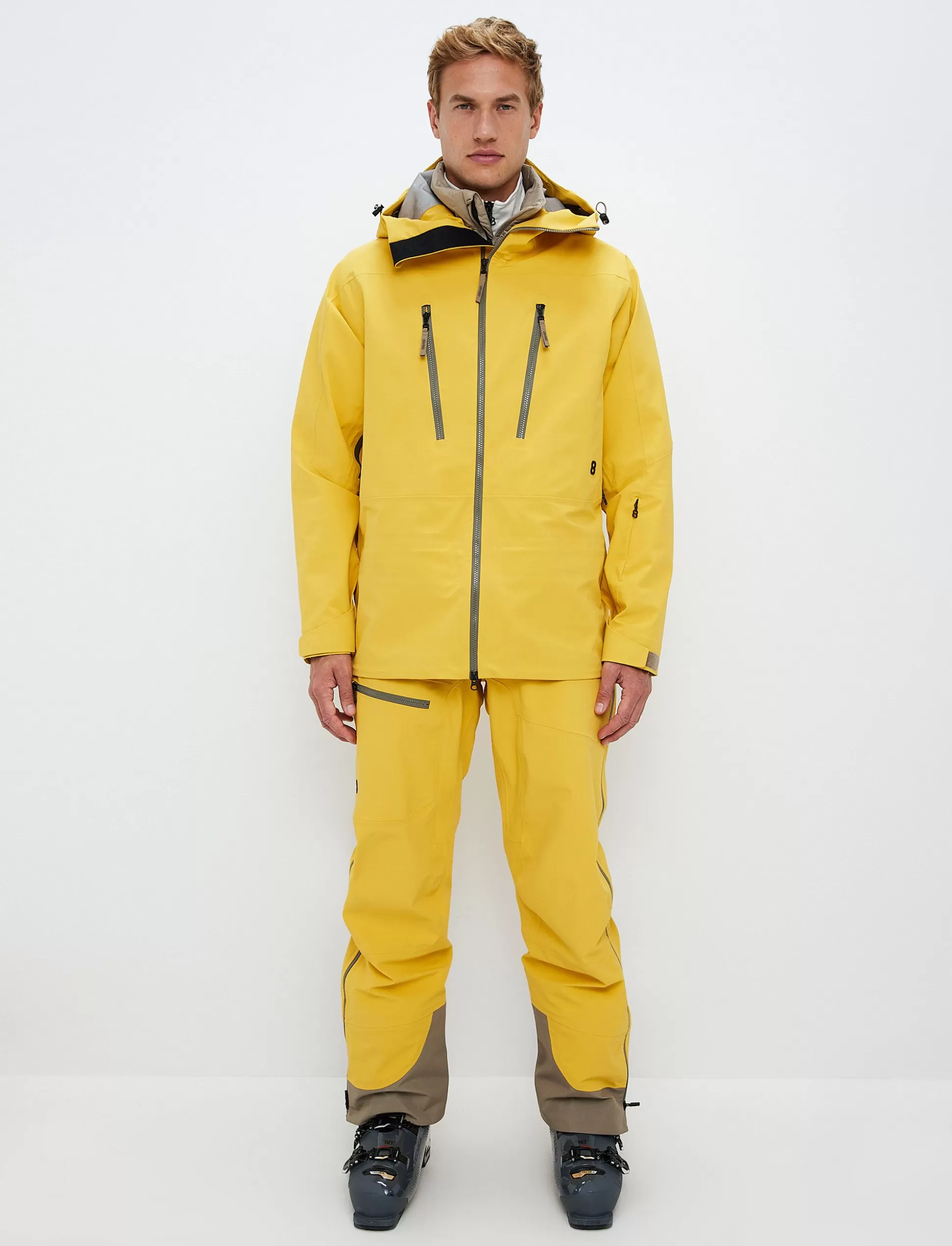 Laskettelutakki<8848 Altitude Gansu 5.0 Shell Jacket - Golden Yellow