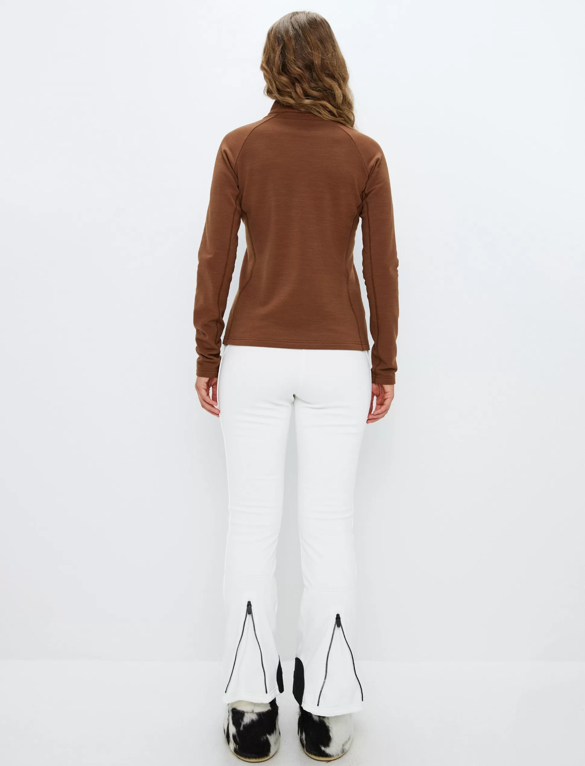 Neuleet | Välikerrostakit<8848 Altitude Hallie W Wool Sweat - Cashmere Brown