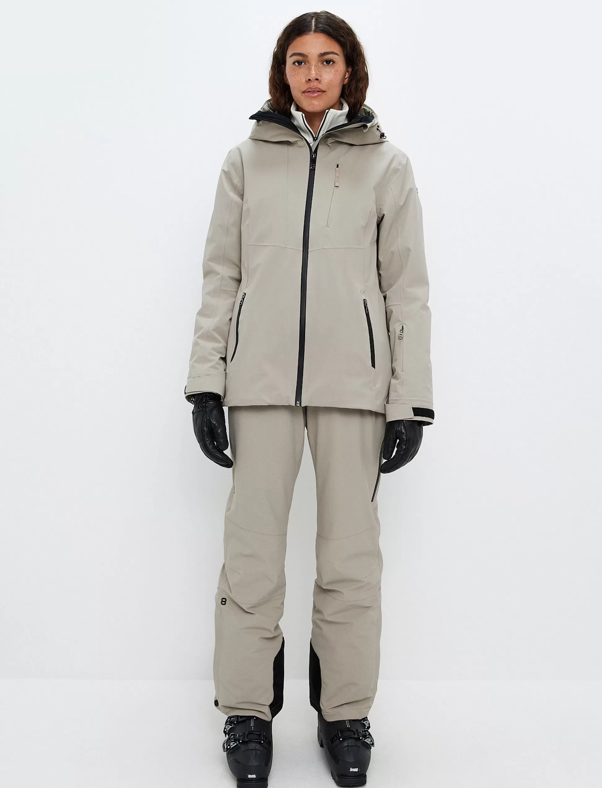 Laskettelutakki<8848 Altitude Lyla W Ski Jacket - Lt Beige