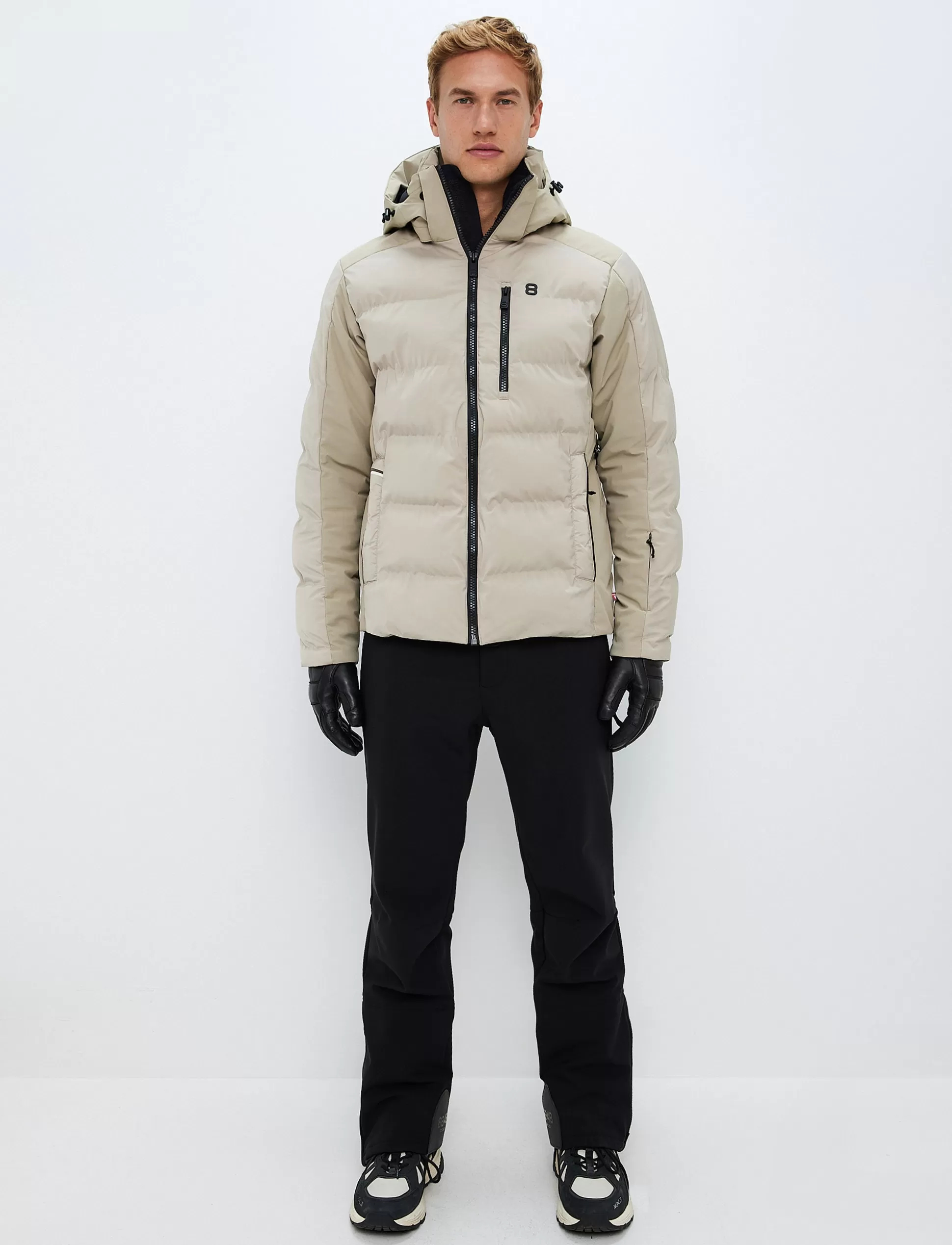 Untuvatakit | Laskettelutakki<8848 Altitude Malik Ski Jacket - Lt Fallen Rock