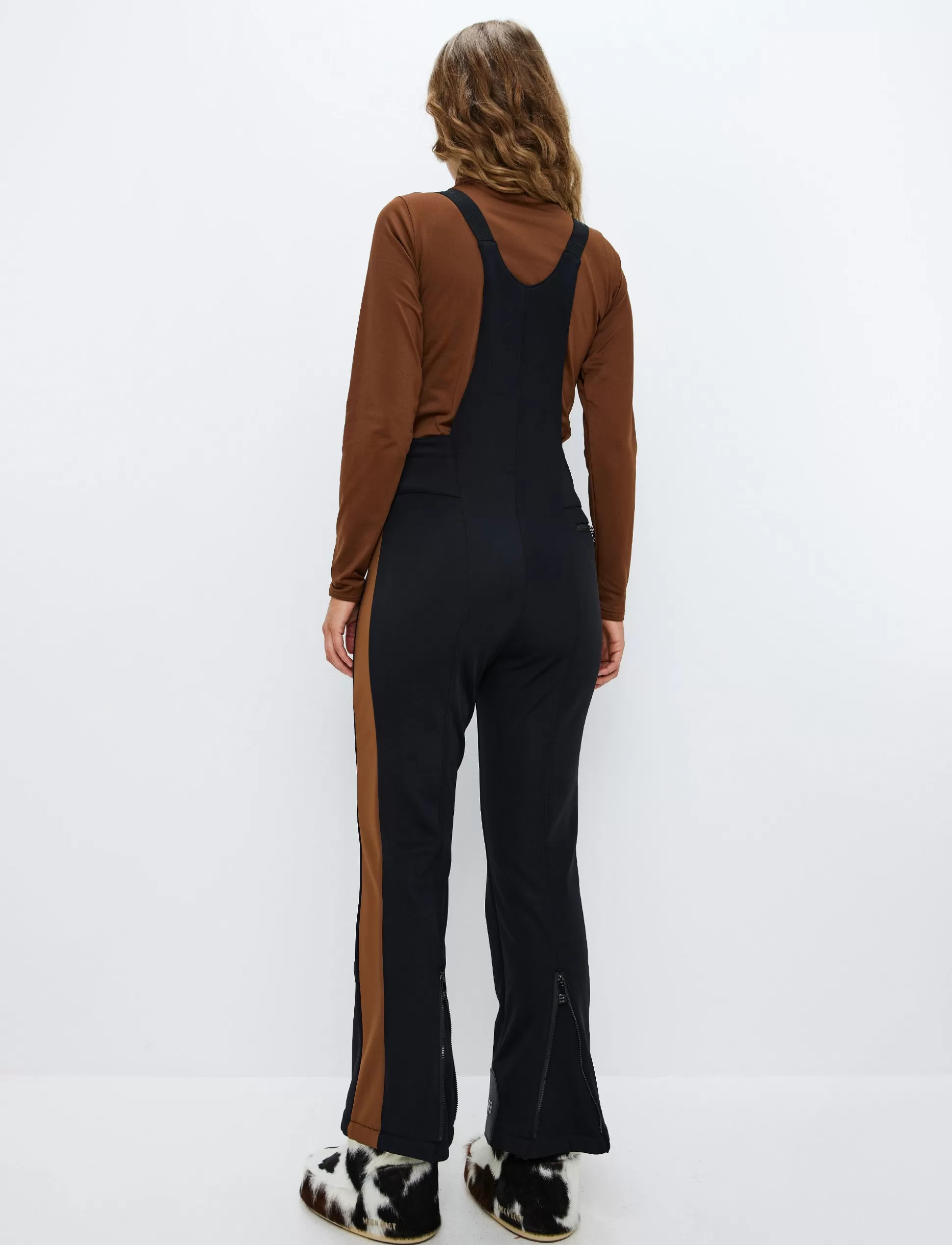 Lasketteluhousut<8848 Altitude Maya W Bib Pant - Black/Cashmere Brown