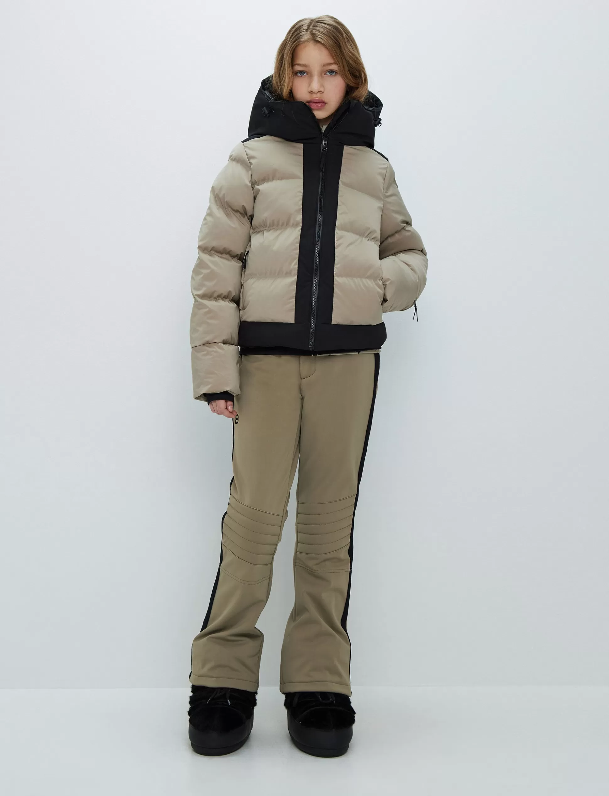 Laskettelutakki<8848 Altitude Moon Jr Ski Jacket - Lt Beige