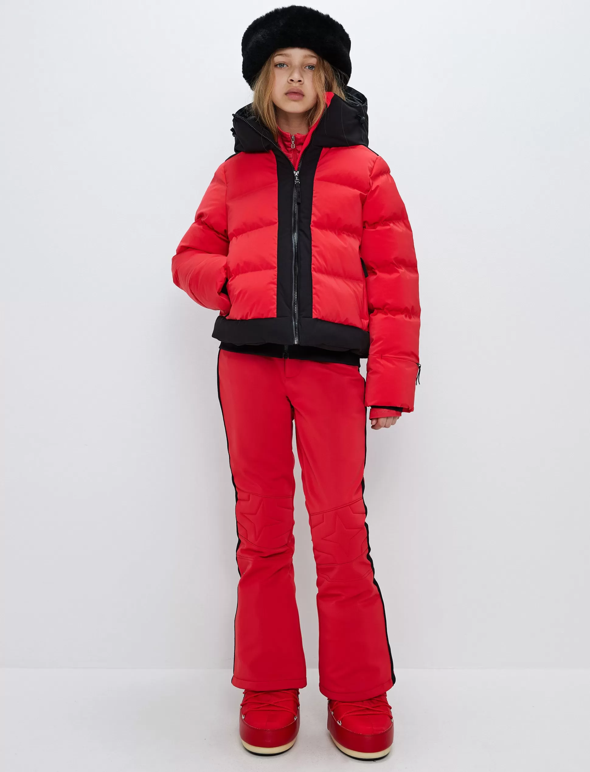 Laskettelutakki<8848 Altitude Moon Jr Ski Jacket - Poinsetta Red