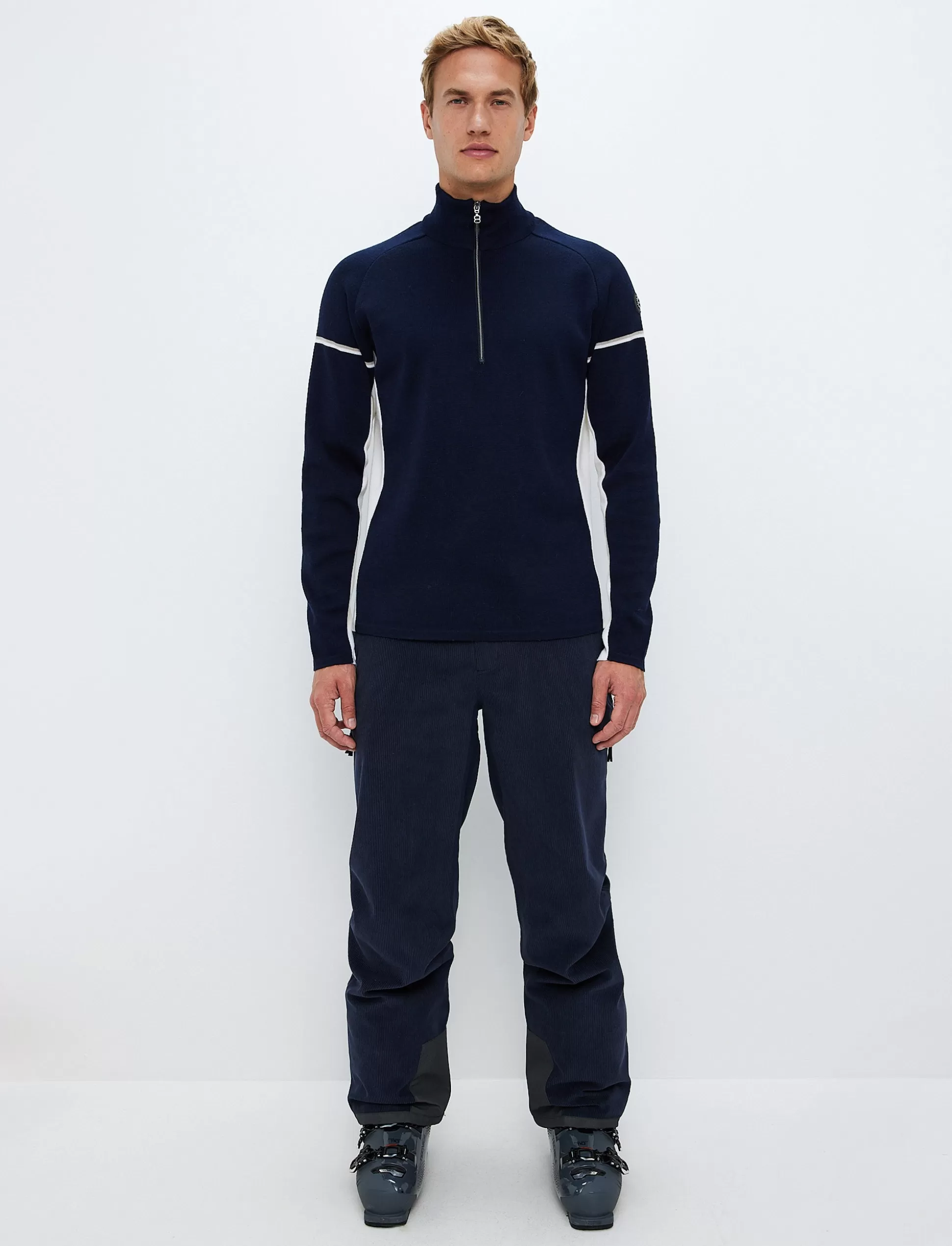 Neuleet | Välikerrostakit<8848 Altitude Moritz Merino Sweat - Navy