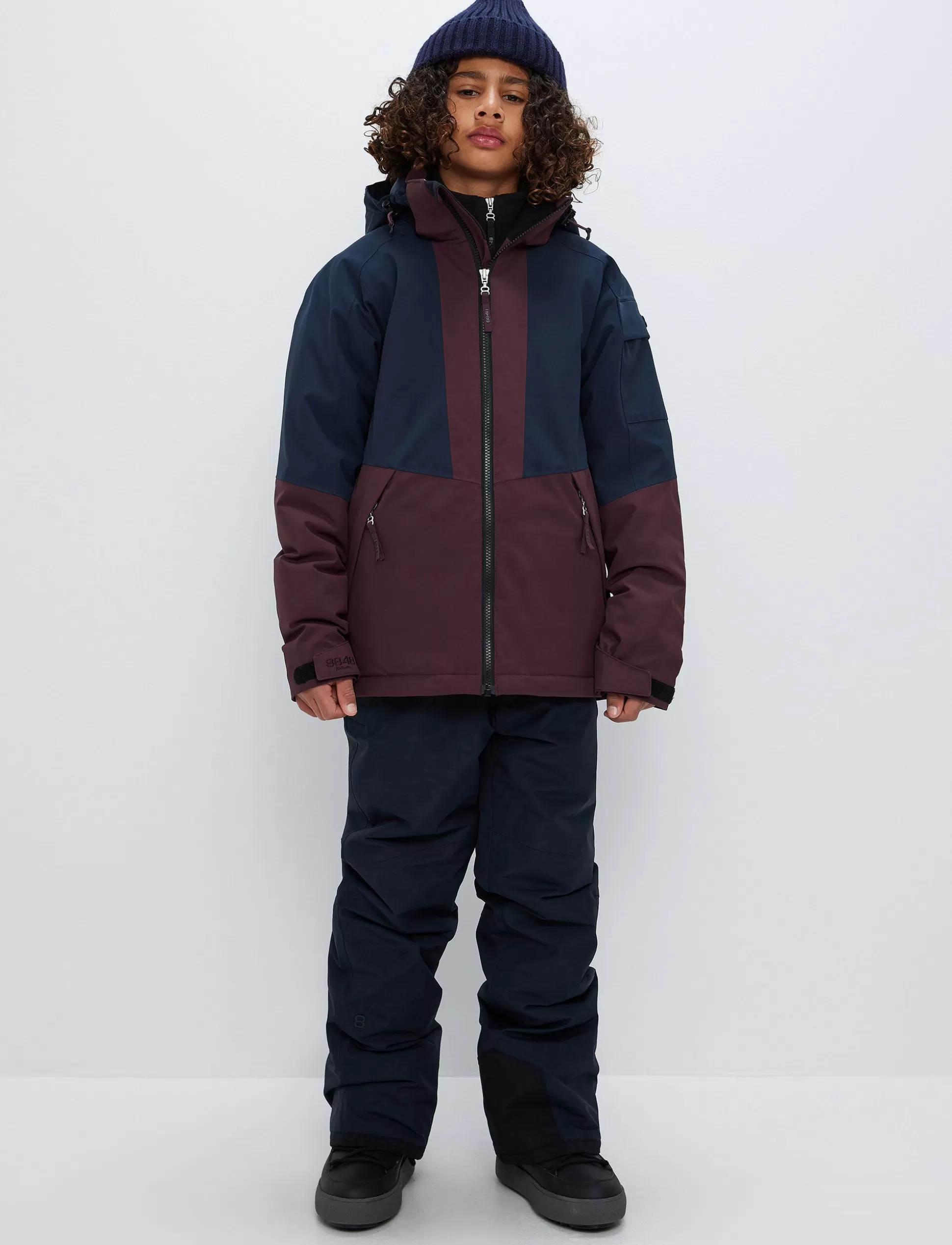 Laskettelutakki<8848 Altitude Otis 2.0 Jr Jacket - Dk Burgundy