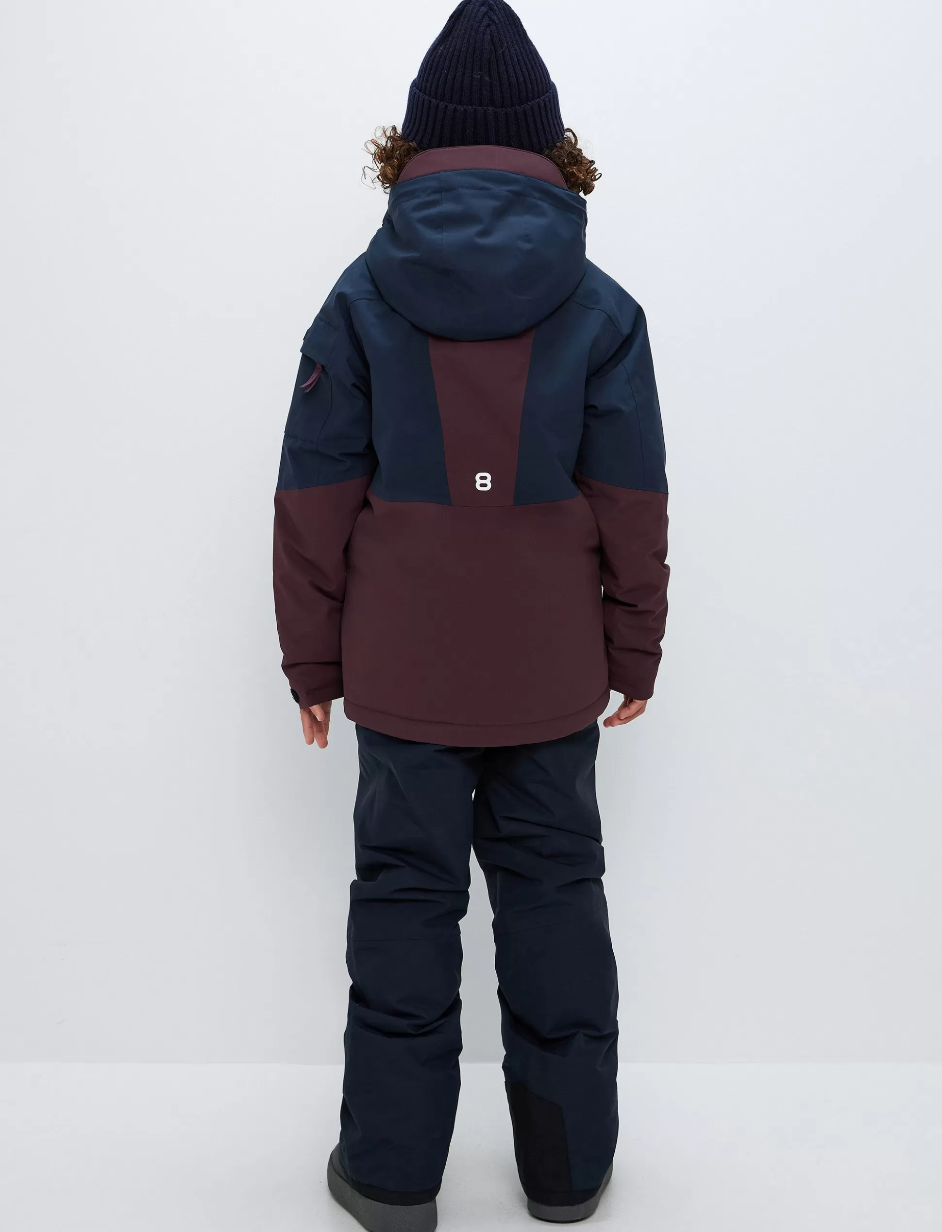 Laskettelutakki<8848 Altitude Otis 2.0 Jr Jacket - Dk Burgundy