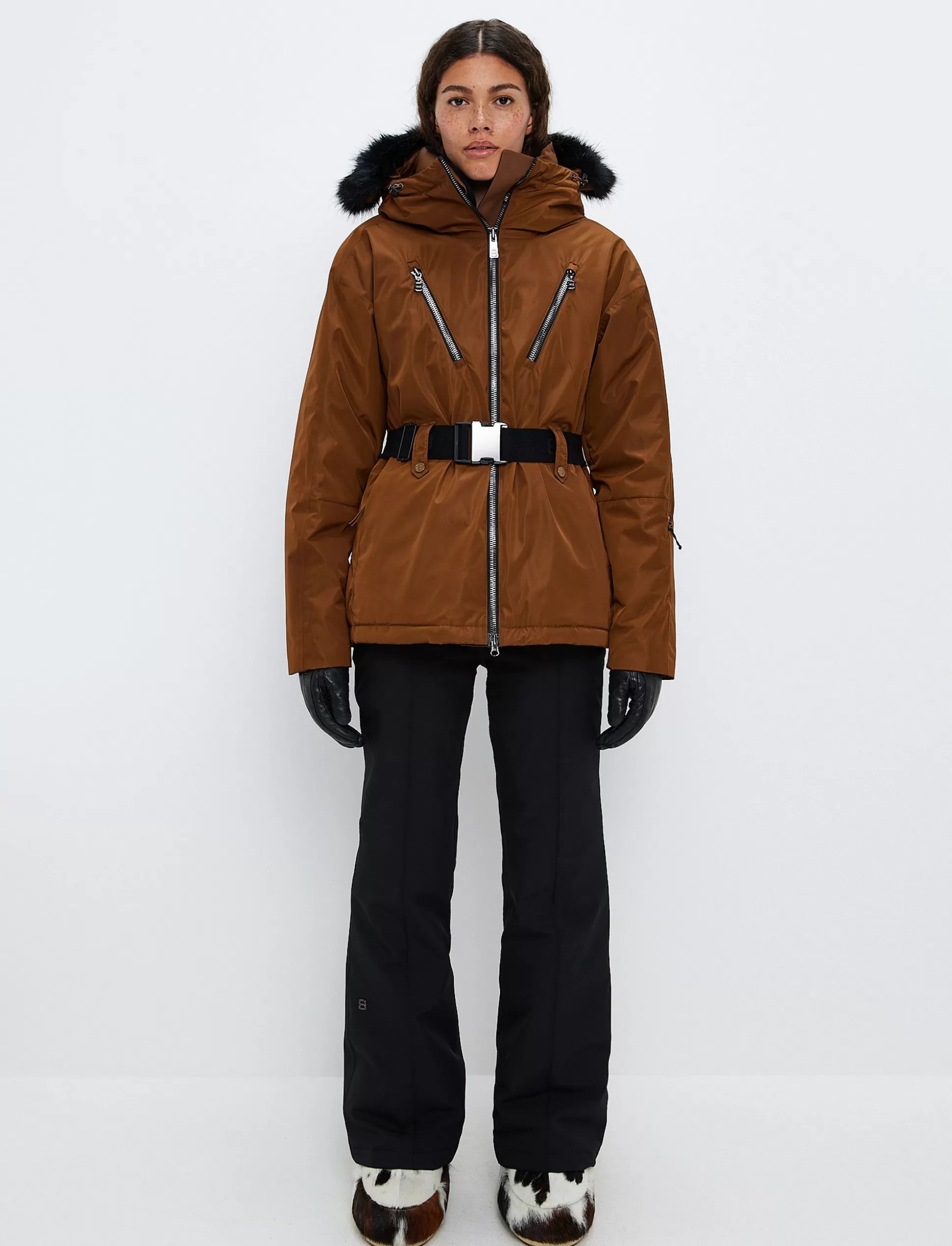 Laskettelutakki<8848 Altitude Perla W Ski Jacket - Cashmere Brown