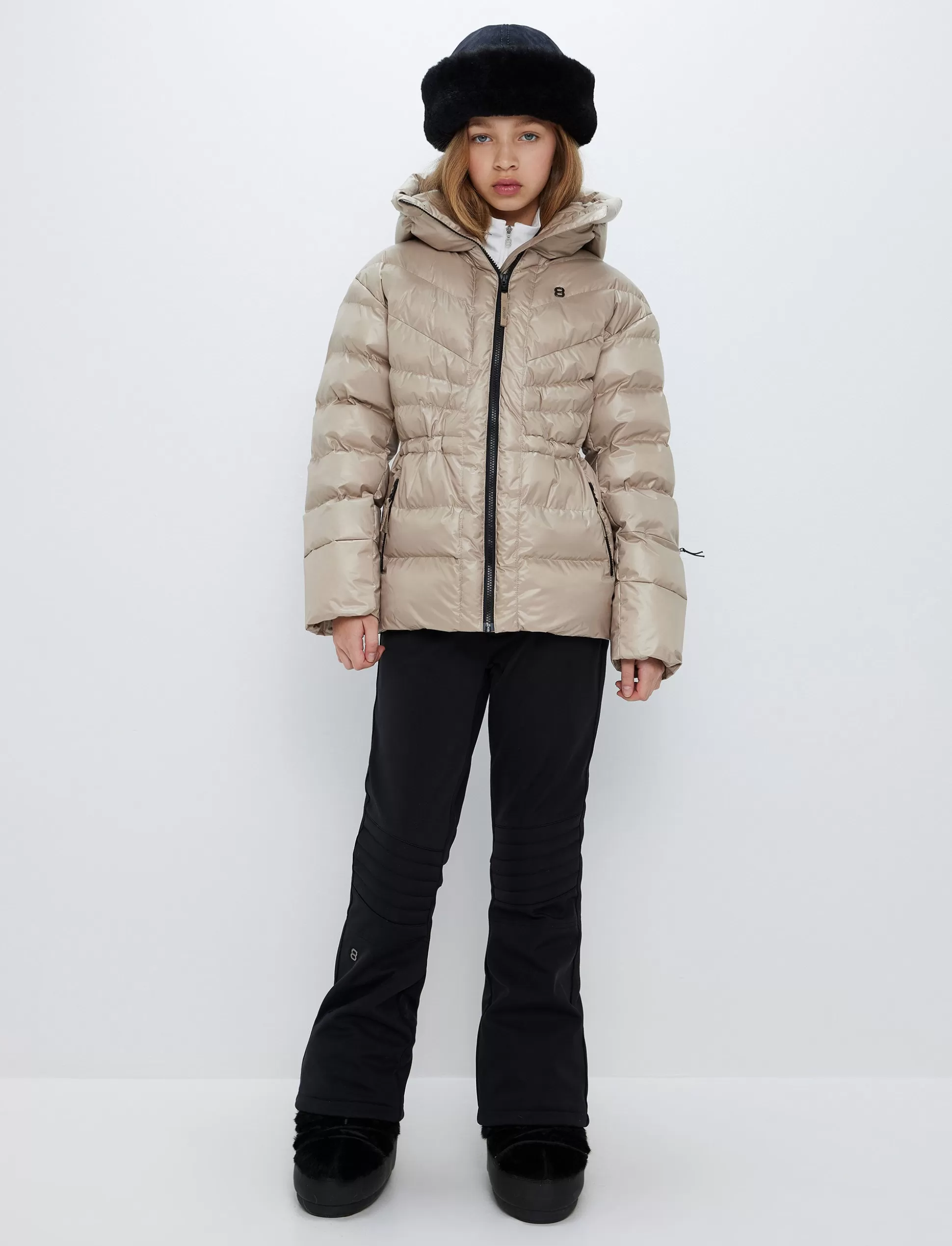 Laskettelutakki<8848 Altitude Rosalee JR Jacket - Lt Fallen Rock