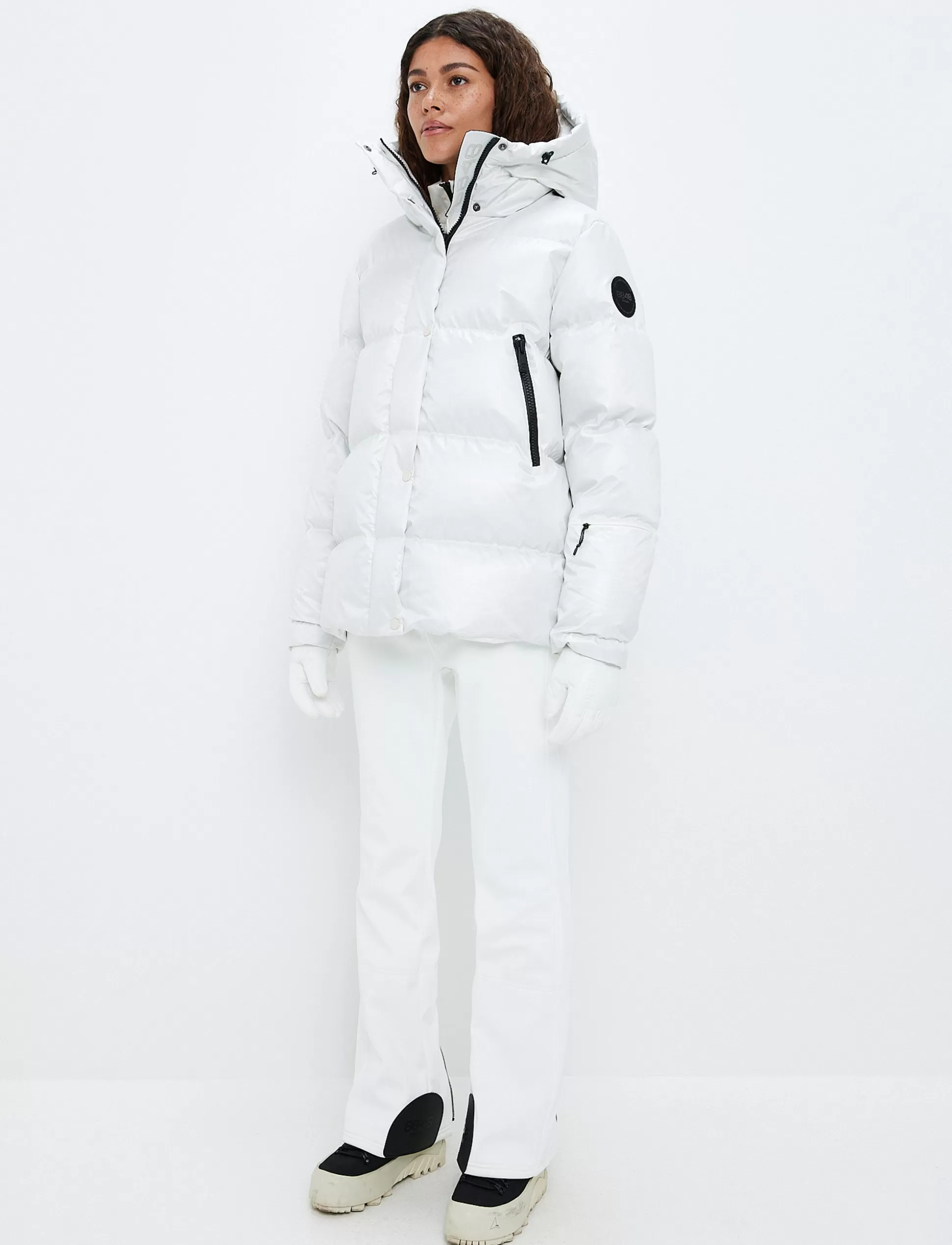 Untuvatakki | Laskettelutakki<8848 Altitude Sarah W Ski Down Jacket - Blanc