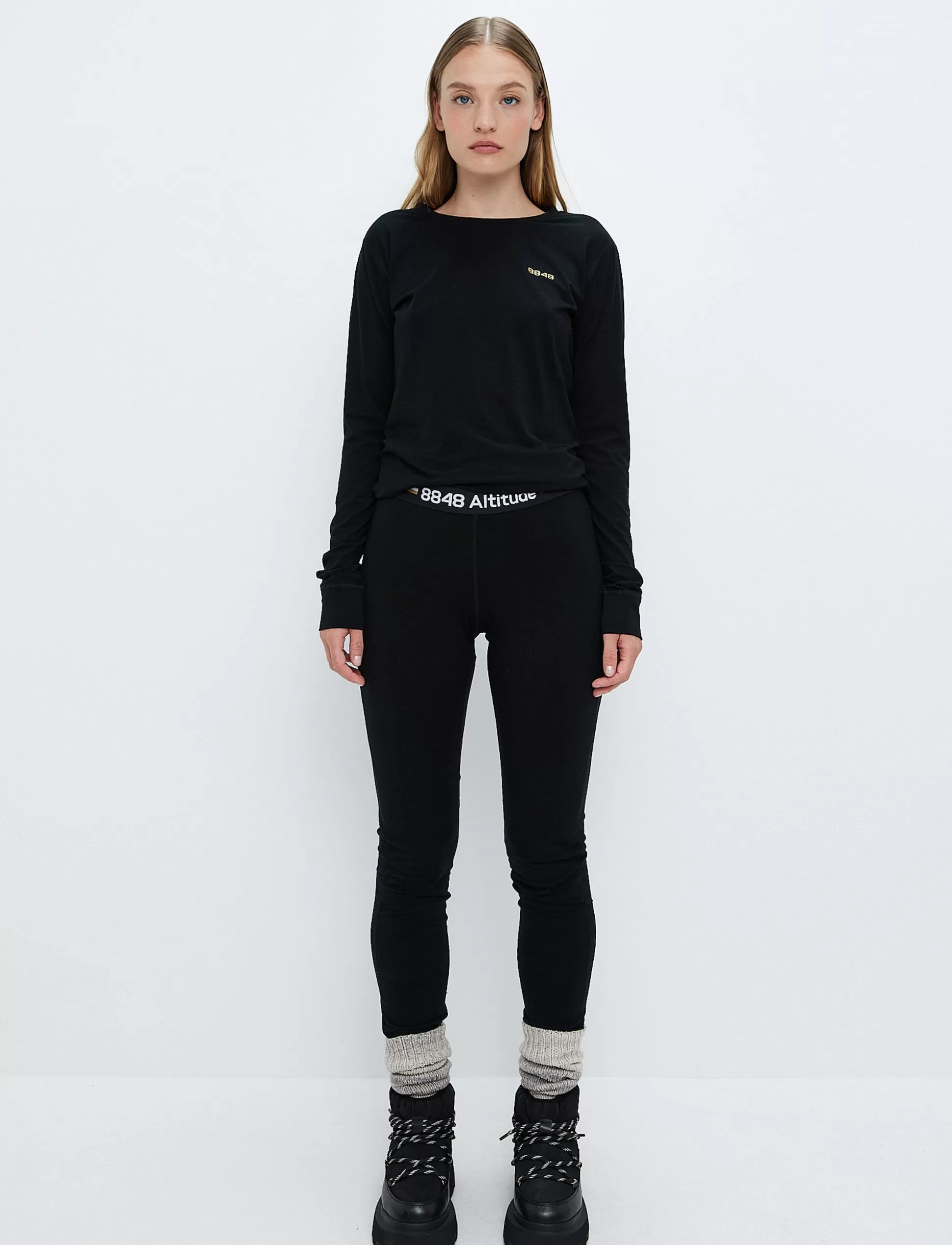 Välikerrostakit<8848 Altitude Sol W Wool Pant - Black