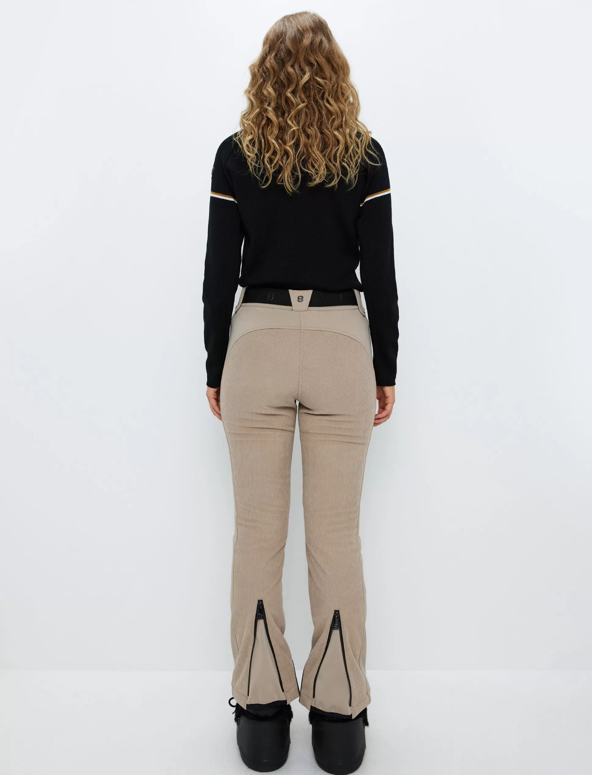 Lasketteluhousut<8848 Altitude Tumblr Cord W Ski Pant - Lt Beige
