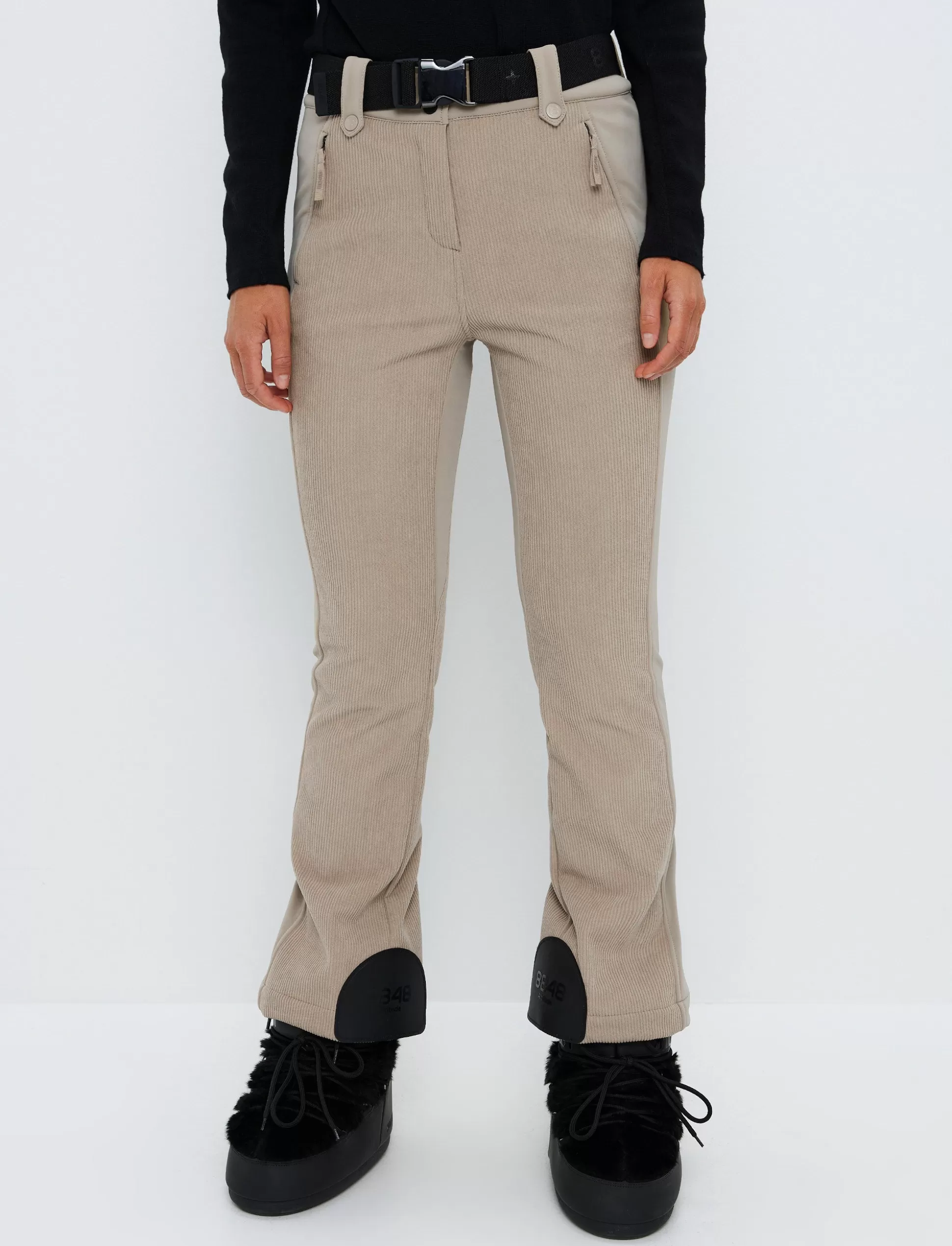 Lasketteluhousut<8848 Altitude Tumblr Cord W Ski Pant - Lt Beige