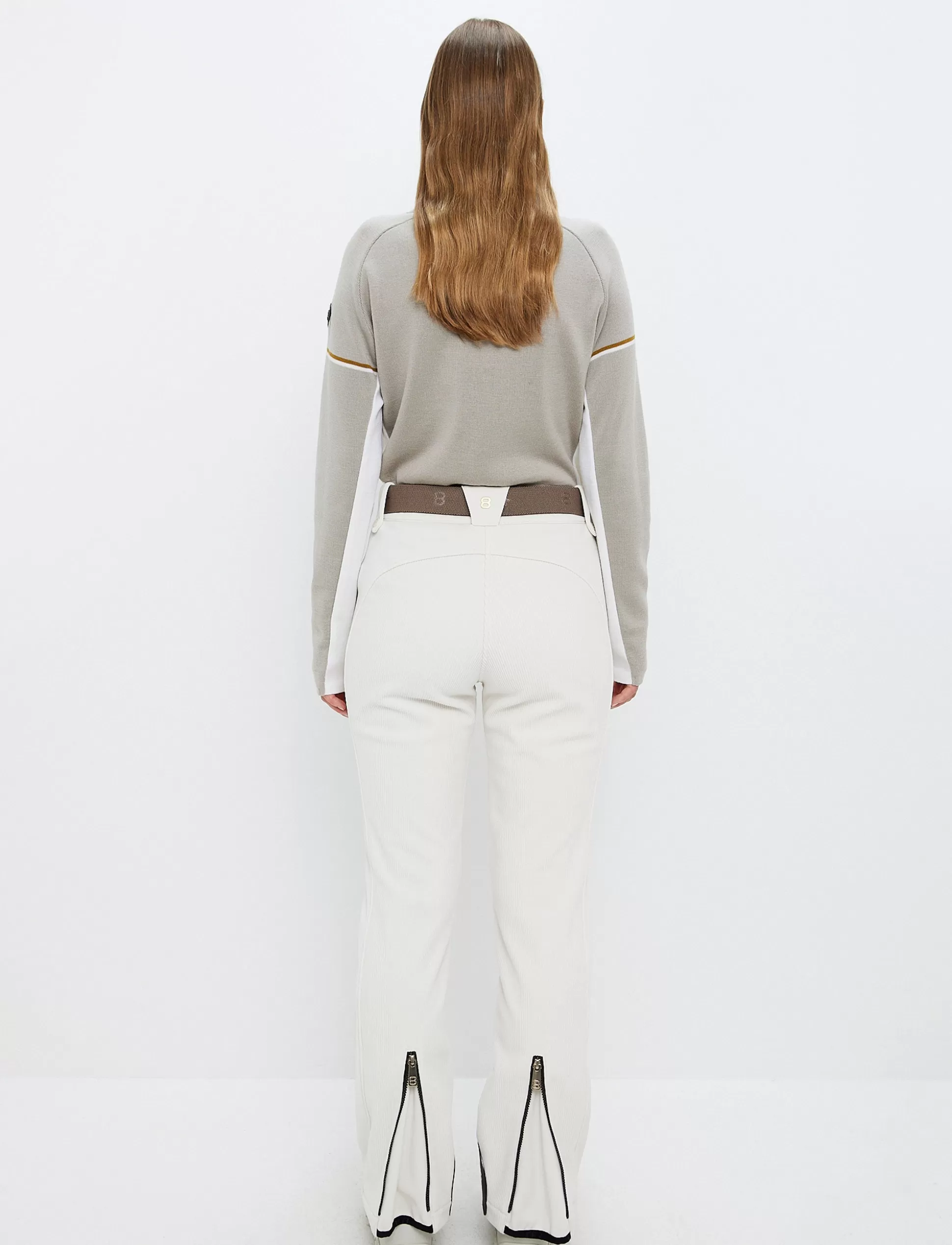 Lasketteluhousut<8848 Altitude Tumblr Cord W Ski Pant - Winter White